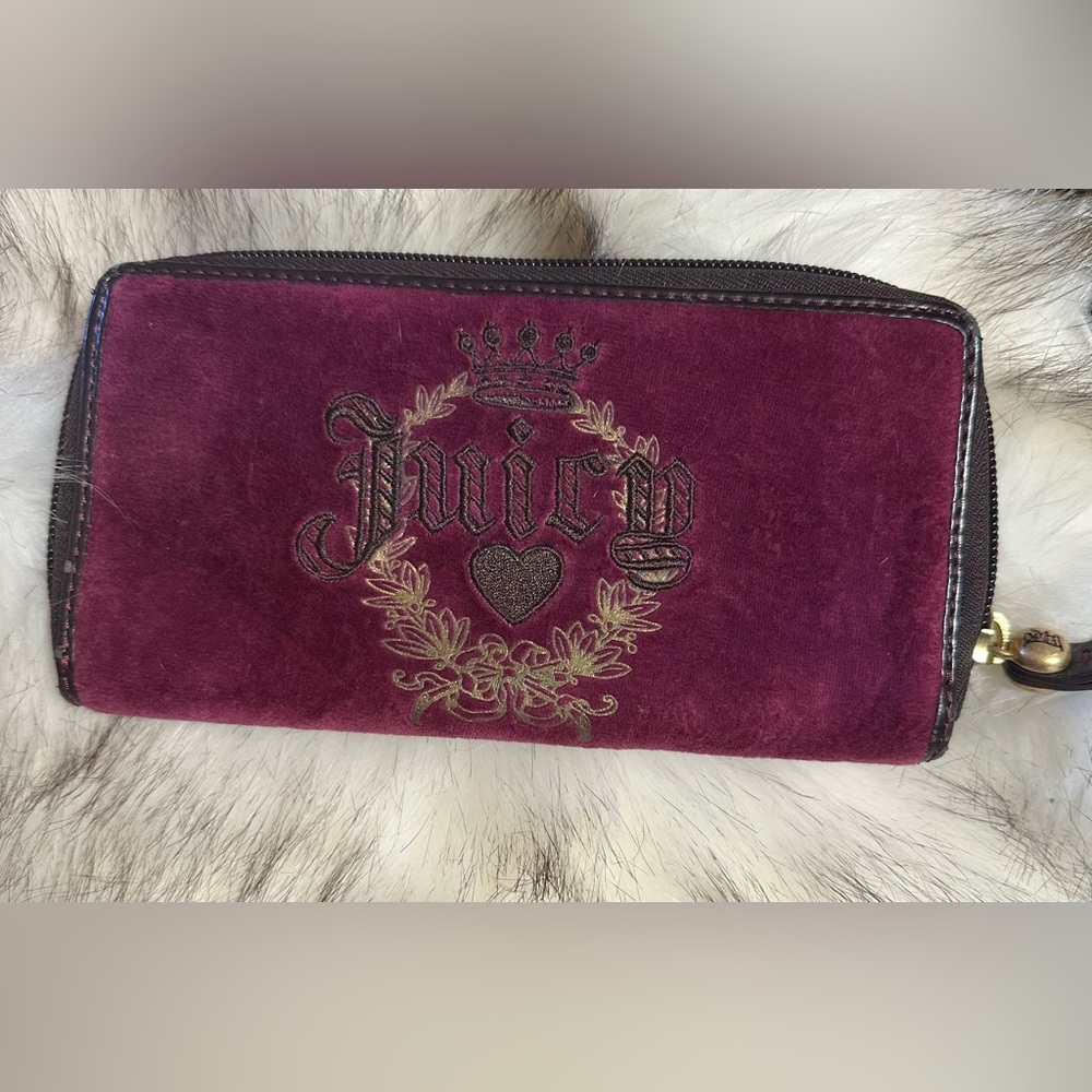 Juicy Couture Purple Velvet Women's Bag